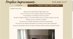 Desktop Screenshot of fireplaceimprovements.com